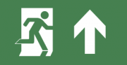 IEK Пиктограмма "ВЫХОД/стрелка вверх" PVC для ССА 3000, LPC10-2-30-15-VVERH