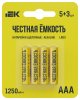 IEK ABT-LR03-OP-L05-03 Батарейка щелоч. Alkaline LR03/AAA (5+3шт/блистер) ПРОМО IEK