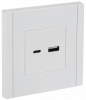 IEK FP-U22-018-K01 FORTE&PIANO Роз. USB A+C 18Вт FP251