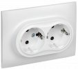 IEK SK-R24-16-K01-F SKANDY Роз. 2-я с з/к/ш 16А в сб. SK-R07W
