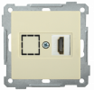 IEK Розетка HDMI РHDMI-0-Б BOLERO, EHB10-K33