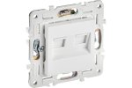 IEK SK-K20-2-K01 SKANDY Роз. комп. 2-ая RJ45 кат.6 SK-K04W