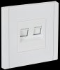 IEK FP-K20-2-K01 FORTE&PIANO Роз. комп. 2-ая RJ45 кат.6 FP234