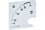 IEK IPA20D-SC-0080 Шкала смен. для амперметра Э47 80/5А-1,5 96х96мм