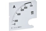 IEK IPA20D-SC-0800 Шкала смен. для амперметра Э47 800/5А-1,5 96х96мм