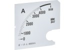 IEK IPA20D-SC-4000 Шкала смен. для амперметра Э47 4000/5А-1,5 96х96мм