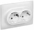 IEK SK-R21-16-K01-F SKANDY Роз. 2-я с з/к без з/ш 16А сб. SK-R08W