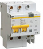 IEK Дифференциальный автомат АД12М 2Р С25 30мА MAD12-2-025-C-030
