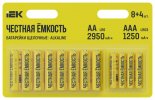 IEK ABT-LR06-LR03-OP-L08-04 Батарейка щелоч. Alkaline LR6/AA+LR03/AAA