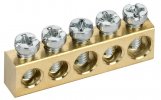 IEK TF-KP00D-SN-05 TEKFOR Шина нулевая сечение 6х9 5 отв.