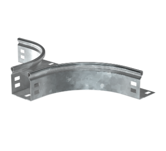 Фотография товара 'IEK ESCA Отвод Т-образный плавный тип Г01 50х100мм HDZ COT01-0-050-100-HDZ'