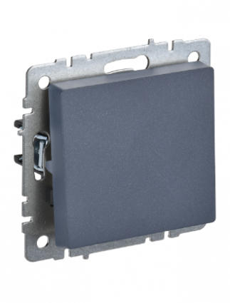 Фотография товара 'IEK BRITE Выключатель 1-клавишный самовозвратный 10А ВС10-1-4-БрМ маренго BR-V14-0-10-K35'