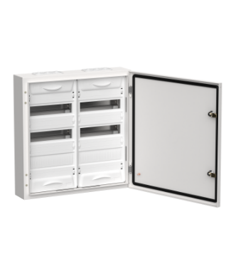 Фотография товара 'IEK TITAN 5 Корпус металлический ЩРн-72 (2х36) 585х570х140мм IP54 белый (одна дверь) TI5-50-N-2X036-54'