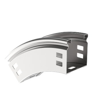 Фотография товара 'IEK ESCA Поворот плавный 45град тип В20 50х150мм CPV41-0-45-050-150'