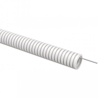 Фотография товара 'IEK ET-TG21-121-025-050-K01 ELASTA Труба гофр. ПВХ d=25мм с зондом'