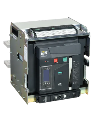 Фотография товара 'IEK ARMAT Воздушный автоматический выключатель выдвижного исполнения 3P F 125кА AR-ACB-3VF-125-3200A-TTCF'