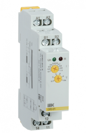 Фотография товара 'IEK Реле контроля тока ORI 0,1-1А 24-240В AC/24В DC ORI-01-1'