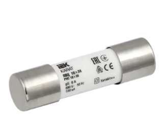 Фотография товара 'IEK Плавкая вставка цилиндрическая ПВЦ 10х38 6А KARAT, MFL10-006'