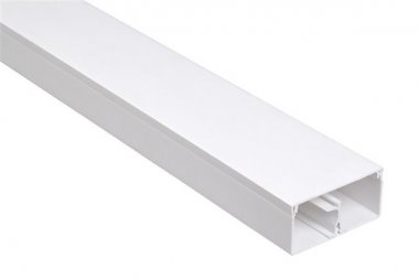 Фотография товара 'IEK Кабель-канал 15х10 ECOLINE (144 м) применяется для информационных, слаботочных или же силовых коммуникаций в кабинетах или же в жилых помещениях CKK11-015-010-1-K01'