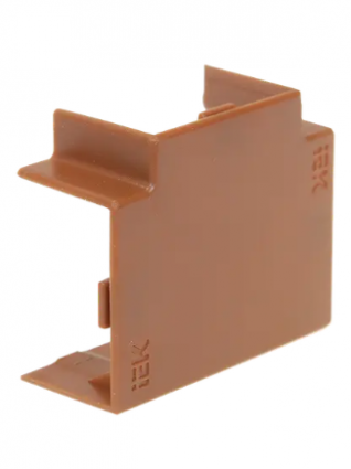 Фотография товара 'IEK ELECOR Угол Т-образный КМТ 16х16 дуб, EL-KK10D-T-016-016-K11'