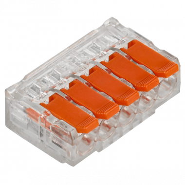 Фотография товара 'IEK UKZ40-615-050 Строительно-монтажная клемма СМК 221-615'