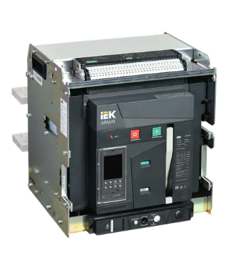 Фотография товара 'IEK ARMAT Воздушный автоматический выключатель выдвижного исполнения 3P F 100кА AR-ACB-3VF-100-3200A-TDCF'
