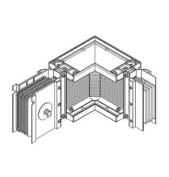 Фотография товара 'IEK LINEBAR Секция угловая правая 4000А Al 3L+N+PER некрашеная IP55 транспортировочная LB-4000A4-25-F-LR'