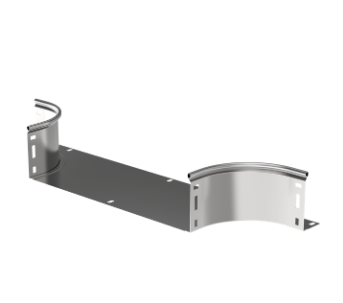 Фотография товара 'IEK ESCA Отвод Т-образный плавный тип Г01 80х500мм COT01-0-080-500'