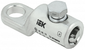 Фотография товара 'IEK Наконечник болтовой луженый НБЛ 35-150-16/1 35кВ, UNB11-035-150-01-35'