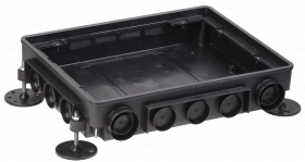 Фотография товара 'IEK Коробка напольная ONFLOOR 16 модулей, KNU-80-16-PA-9011'