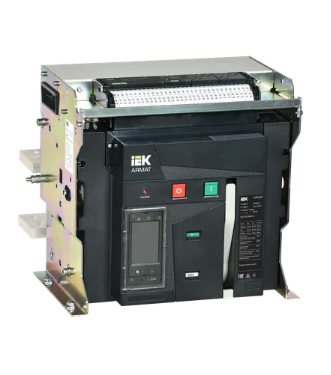 Фотография товара 'IEK ARMAT Воздушный автоматический выключатель стационарного исполнения 3P типоразмер E 85кА AR-ACB-3FE-085-3200A-TTCF'