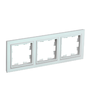 Фотография товара 'IEK BRITE Рамка 3-местная РУ-3-БрЖ жемчуг BR-M32-K36'