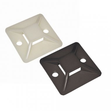 Фотография товара 'IEK Площадка самоклеящаяся 30х30 черная под хомуты (20шт)'