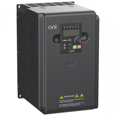 Фотография товара 'IEK A150-33-55NT ПЧ A150 380В 3Ф 5,5кВт 13А встр. торм ONI'