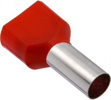 Фотография товара 'IEK Наконечник НШВИ2 10-14 с изолированным фланцем (100шт/упак) UGN31-014-010-100-G'