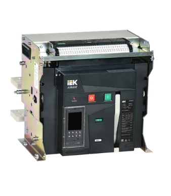 Фотография товара 'IEK ARMAT Воздушный автоматический выключатель стационарного исполнения 3P типоразмер E 100кА 2000А AR-ACB-3FE-100-2000A-TDCF'