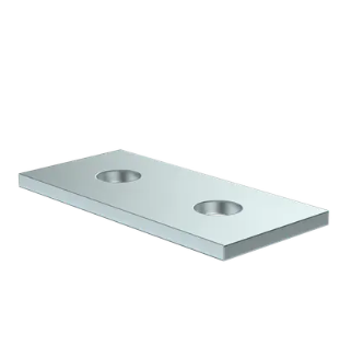 Фотография товара 'IEK Пластина соединительная с 2 отверстиями для STRUT-профиля EZ, CLM50D-PSS-085-40'