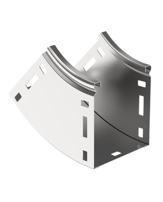 Фотография товара 'IEK ESCA Поворот плавный 45град тип В10 80х100мм CPV51-0-45-080-100'