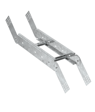 Фотография товара 'IEK Поворот вертикальный шарнирный лестничный LESTA 55х200мм HDZ CPV06-4-55-200-HDZ'