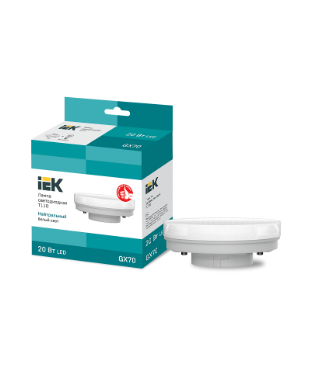 Фотография товара 'IEK Лампа светодиодная T110 таблетка 20Вт 230В 4000К GX70 LLE-T110-20-230-40-GX70'