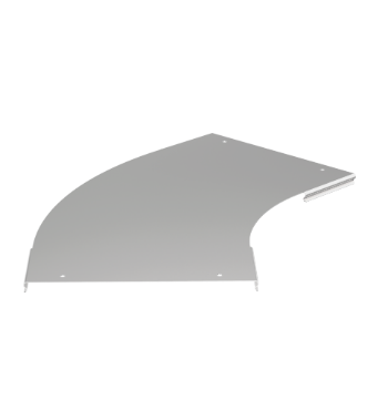 Фотография товара 'IEK Крышка поворота лестничного LESTA 45град основание 400мм R300 CPG04D-4-45-400-10'