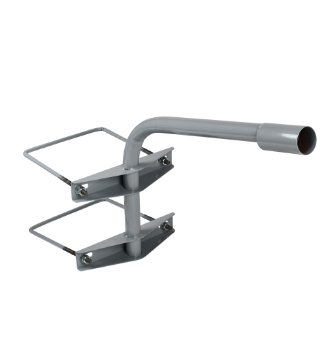 Фотография товара 'IEK Кронштейн КНО-2 D=48мм L=500мм на опору 2 хомута серый LDKU0D-CR-48-0500-12-K03'