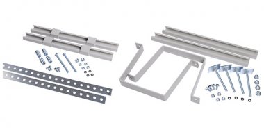 Фотография товара 'IEK Комплект крепления металлокорпуса к столбу монтажной полосой YKK-0-125'