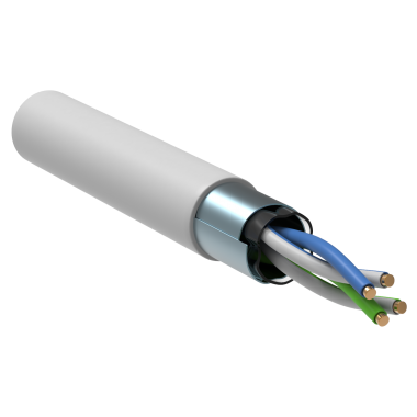 Фотография товара 'IEK Кабель внутренней прокладки F/UTP категория 5E 2 пары LSZH, BC1-C5E02-328-305-G'
