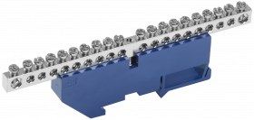 Фотография товара 'IEK Шина N "ноль" на DIN-изоляторе Ni ШНИ-6х9-20-Д-С, YNN10-20-D-K07-N'