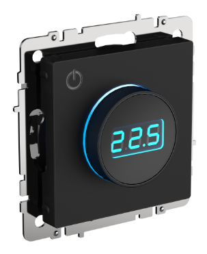 Фотография товара 'IEK BRITE Термостат электронный с индикацией ТС10-1-БрЧ черный BR-RT11-K02'