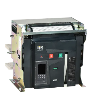 Фотография товара 'IEK ARMAT Воздушный автоматический выключатель стационарного исполнения 3P F 125кА AR-ACB-3FF-125-2500A-TDCF'