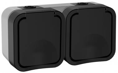 Фотография товара 'IEK TS-R26-16-55-G-K53 TORS Розетка 2-ая с з/к кр. гориз. 16А IP55 TS122'