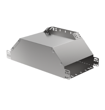 Фотография товара 'IEK Ответвитель Т-образный вертикальный вверх боковой 100х200 HDZ CLM50D-OVVB-100-200-HDZ'