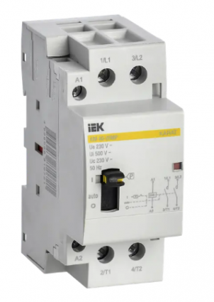 Фотография товара 'IEK Контактор модульный с ручным управлением КМ40-20МР AC KARAT MKK12-40-20'